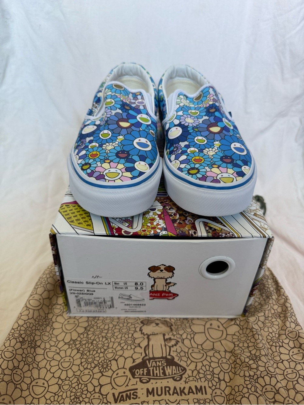 Vans Vault x Takashi Murakami Classic Slip-On LX "Blue Flower"